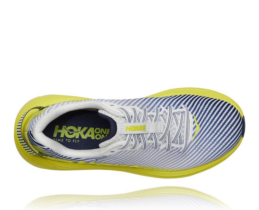 Hoka One One Tenisky Damske Biele/Modre - Rincon 2 - 54076-JPQV